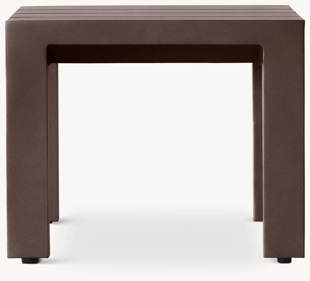 RH Rhodes Aluminum Square Side Table