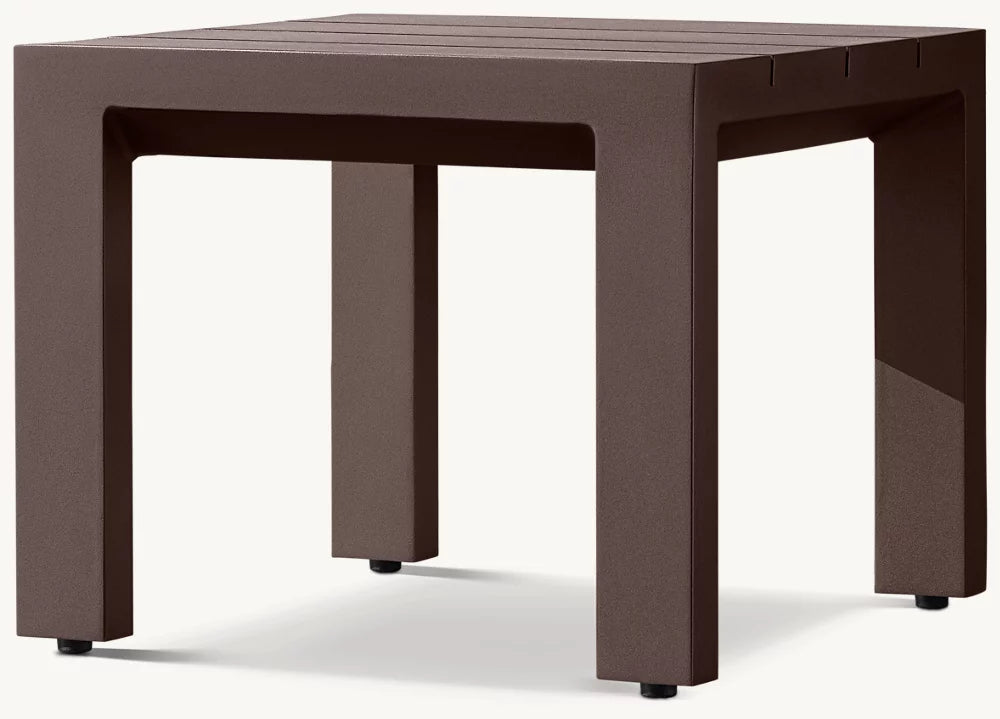 RH Rhodes Aluminum Square Side Table