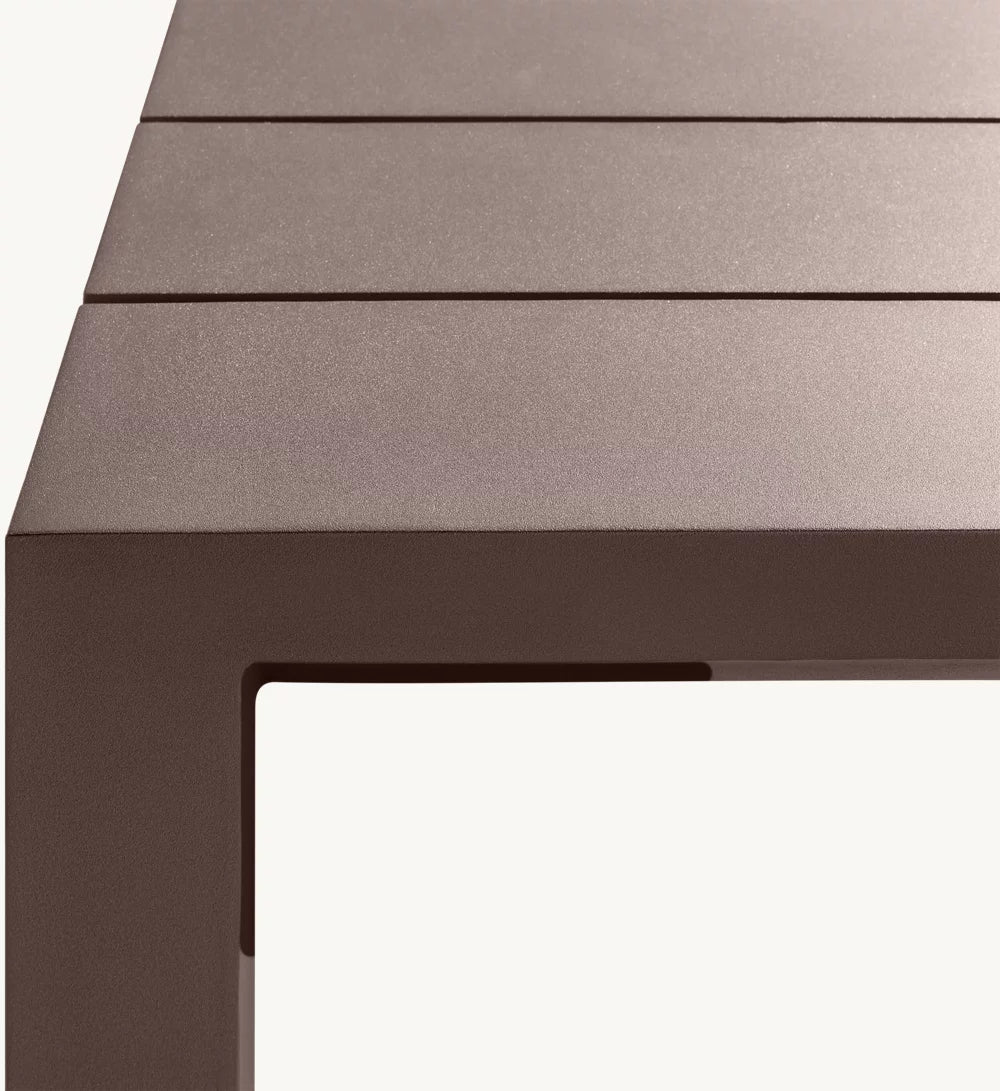 RH Rhodes Aluminum Square Side Table