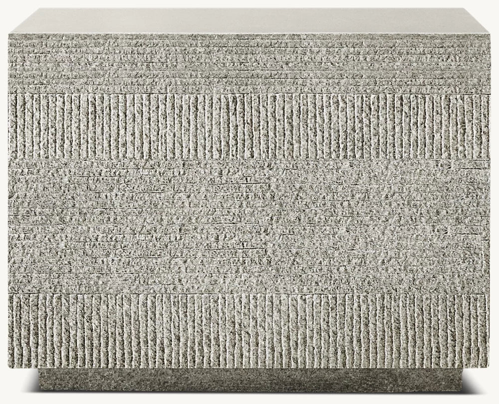 RH Vetro Square Side Table