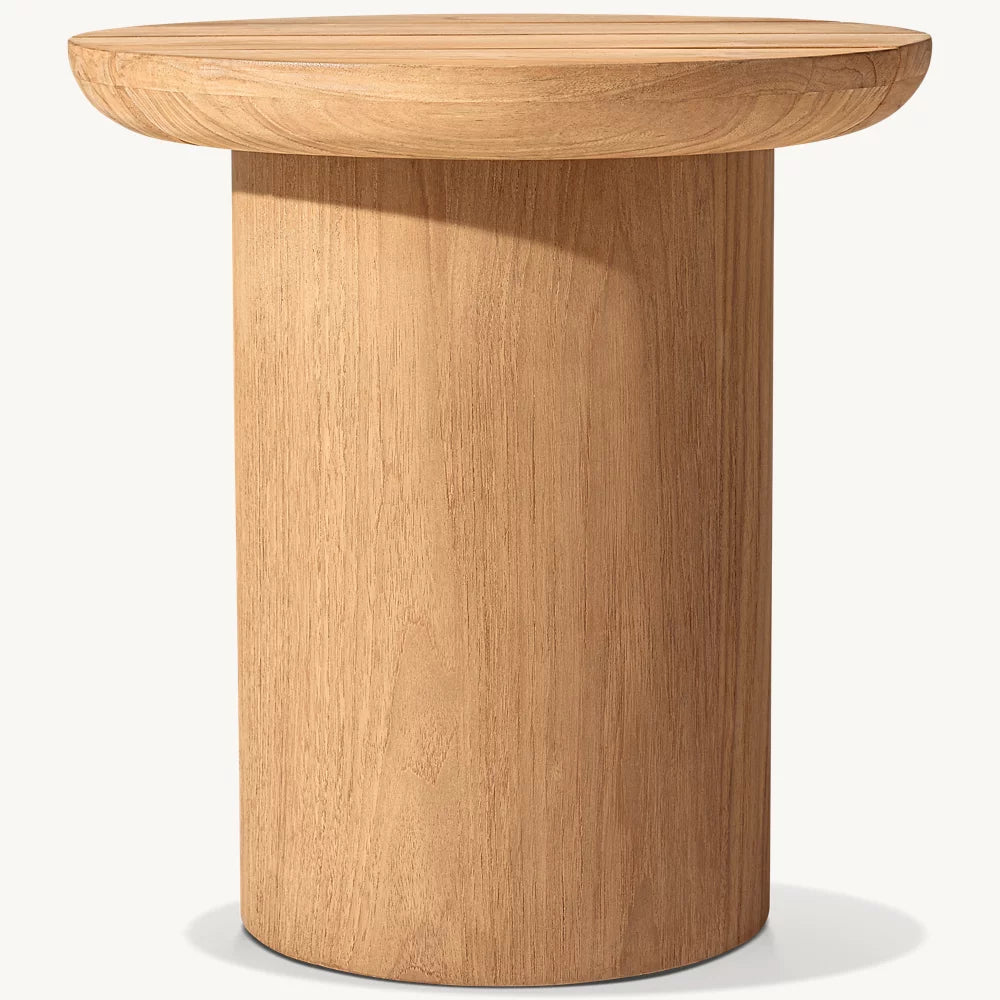 RH Oslo Teak Side Table