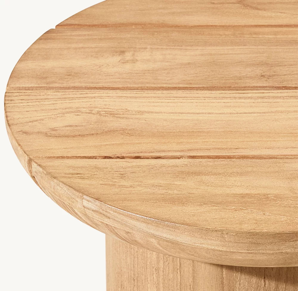 RH Oslo Teak Side Table
