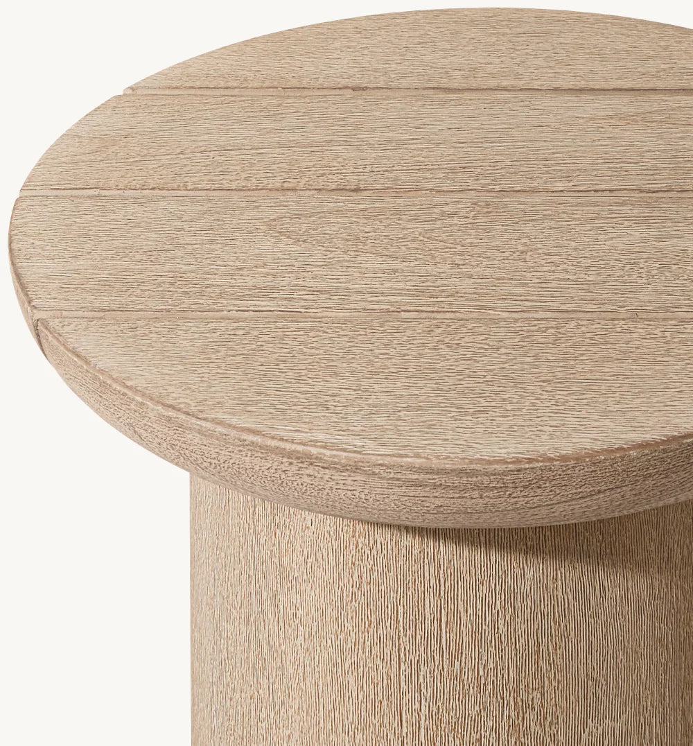 RH Oslo Teak Side Table