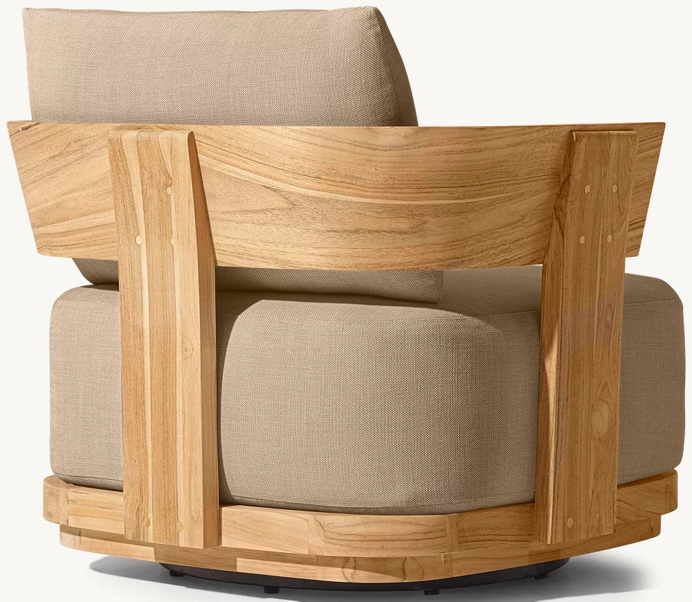 RH Solaro Teak Lounge Chair