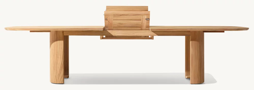 RH Solaro Teak Rectangular Dining Table