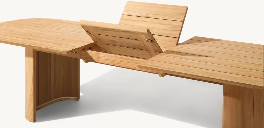 RH Solaro Teak Rectangular Dining Table