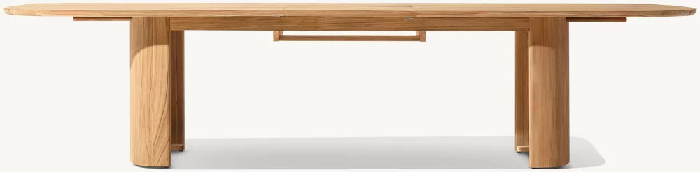 RH Solaro Teak Rectangular Dining Table