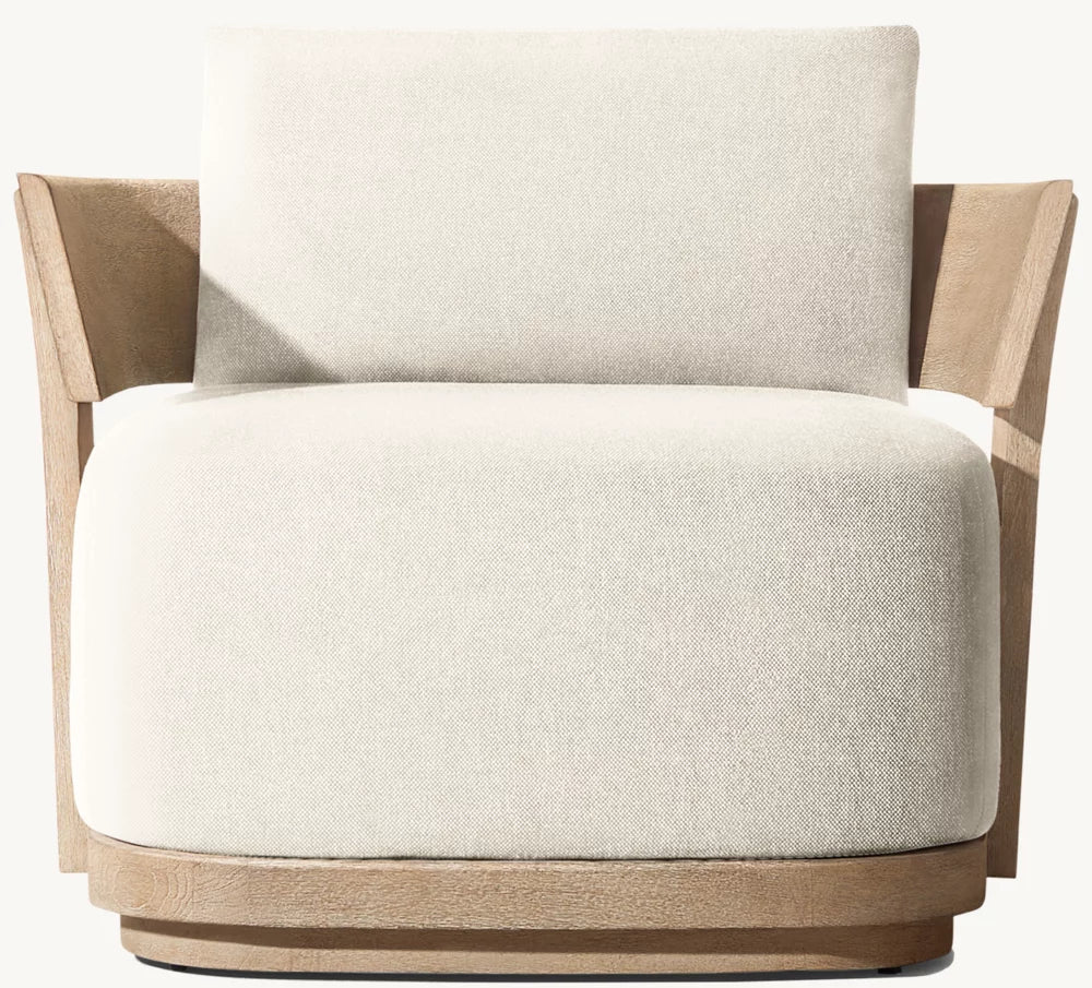 RH Solaro Teak Lounge Chair
