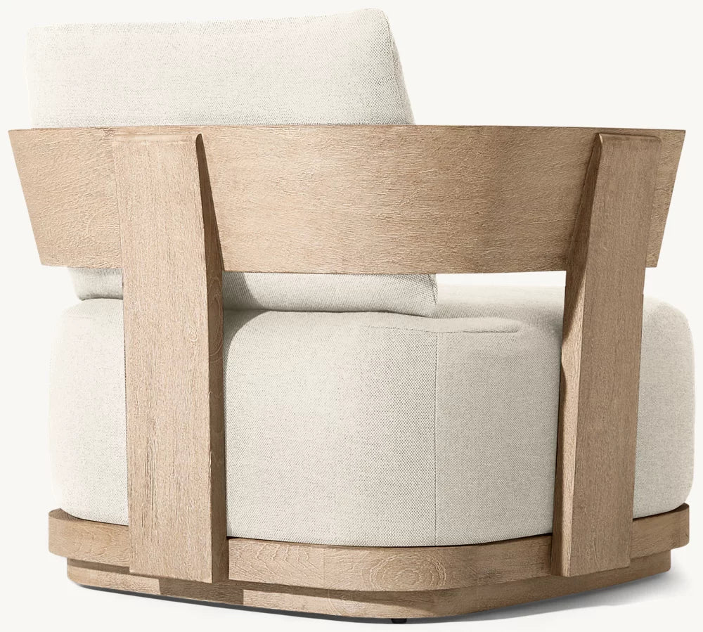 RH Solaro Teak Lounge Chair