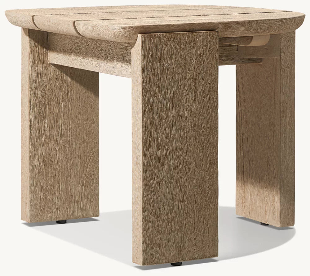 RH Solaro Teak Side Table