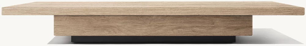 RH Cortona Teak Coffee Table