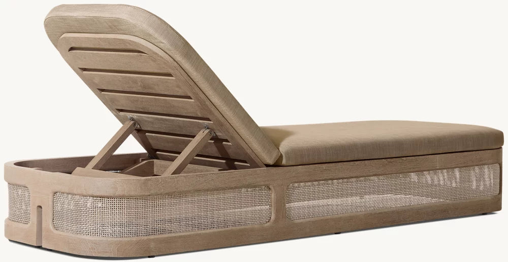 RH Trieste Chaise Longues