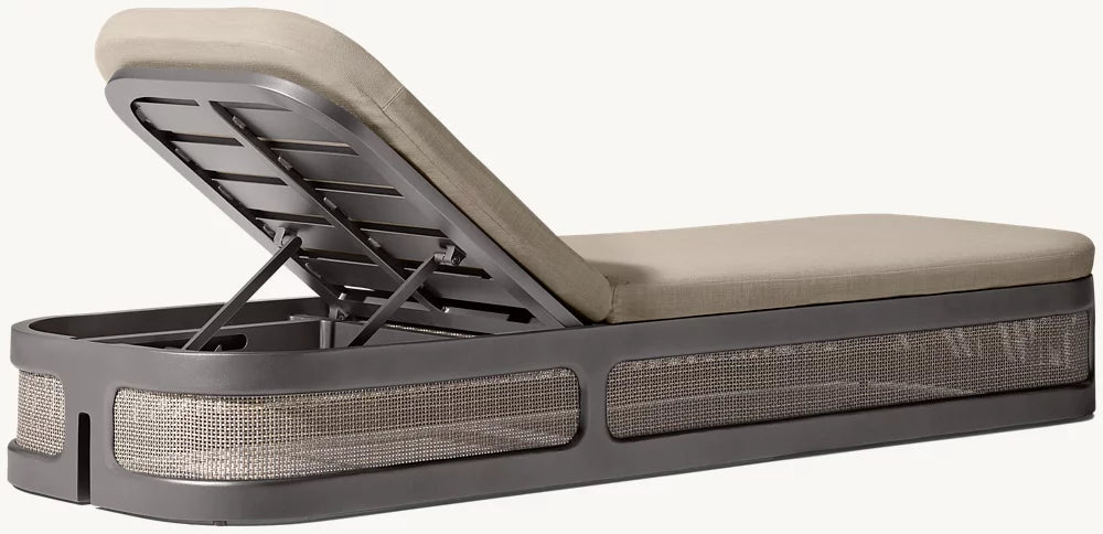 RH Trieste Chaise Longues