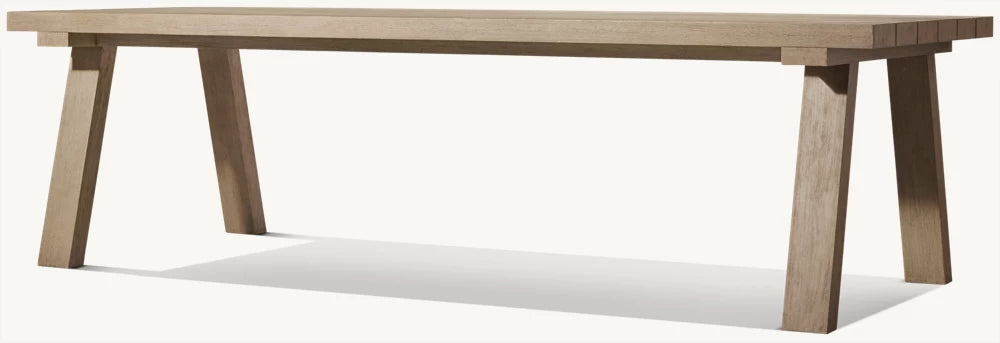 RH Merida Rectangular Dining Table