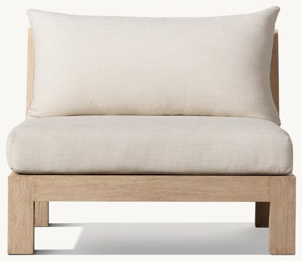 RH Merida Teak Modular Lounge Chair