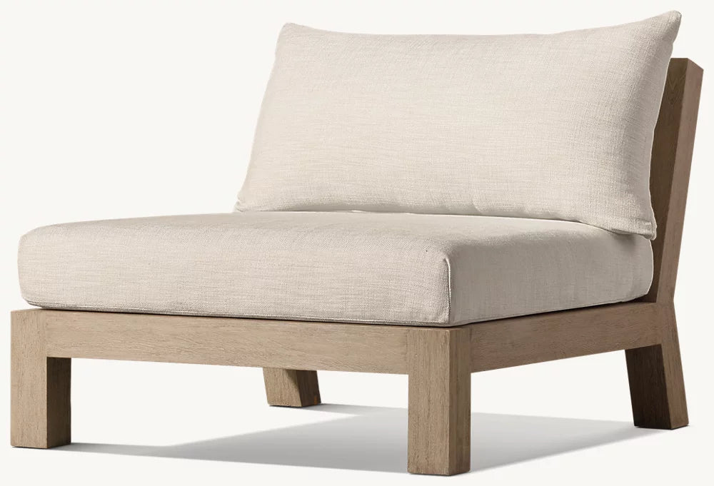 RH Merida Teak Modular Lounge Chair