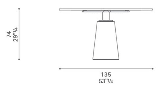 Poltrona Frau Mesa Dinning Table