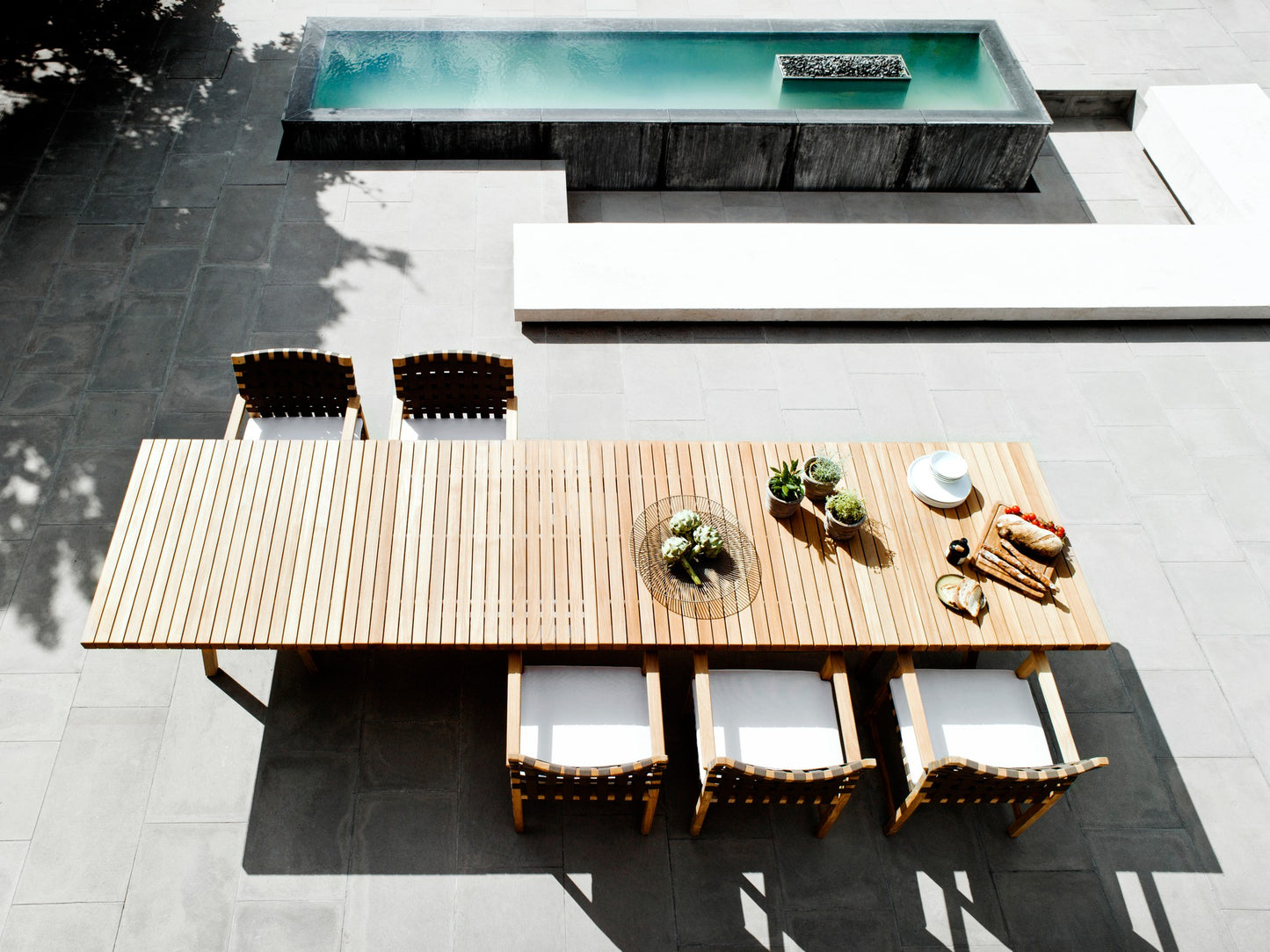Tribu Vis À Vis Outdoor Dining Table