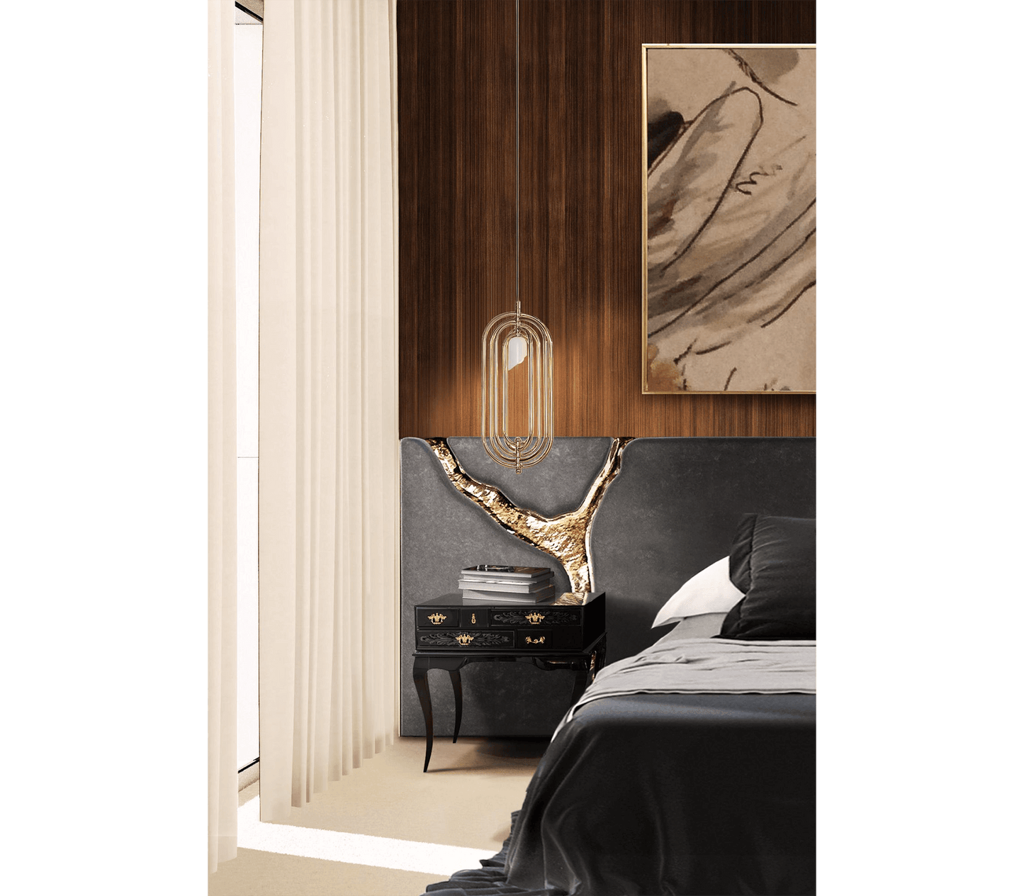 Boca Do Lobo York Nightstand