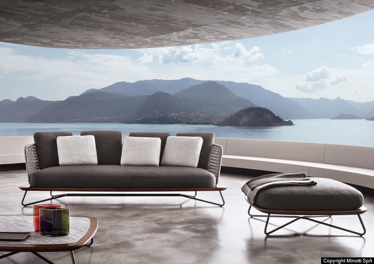 Minotti Rivera Outdoor sofa