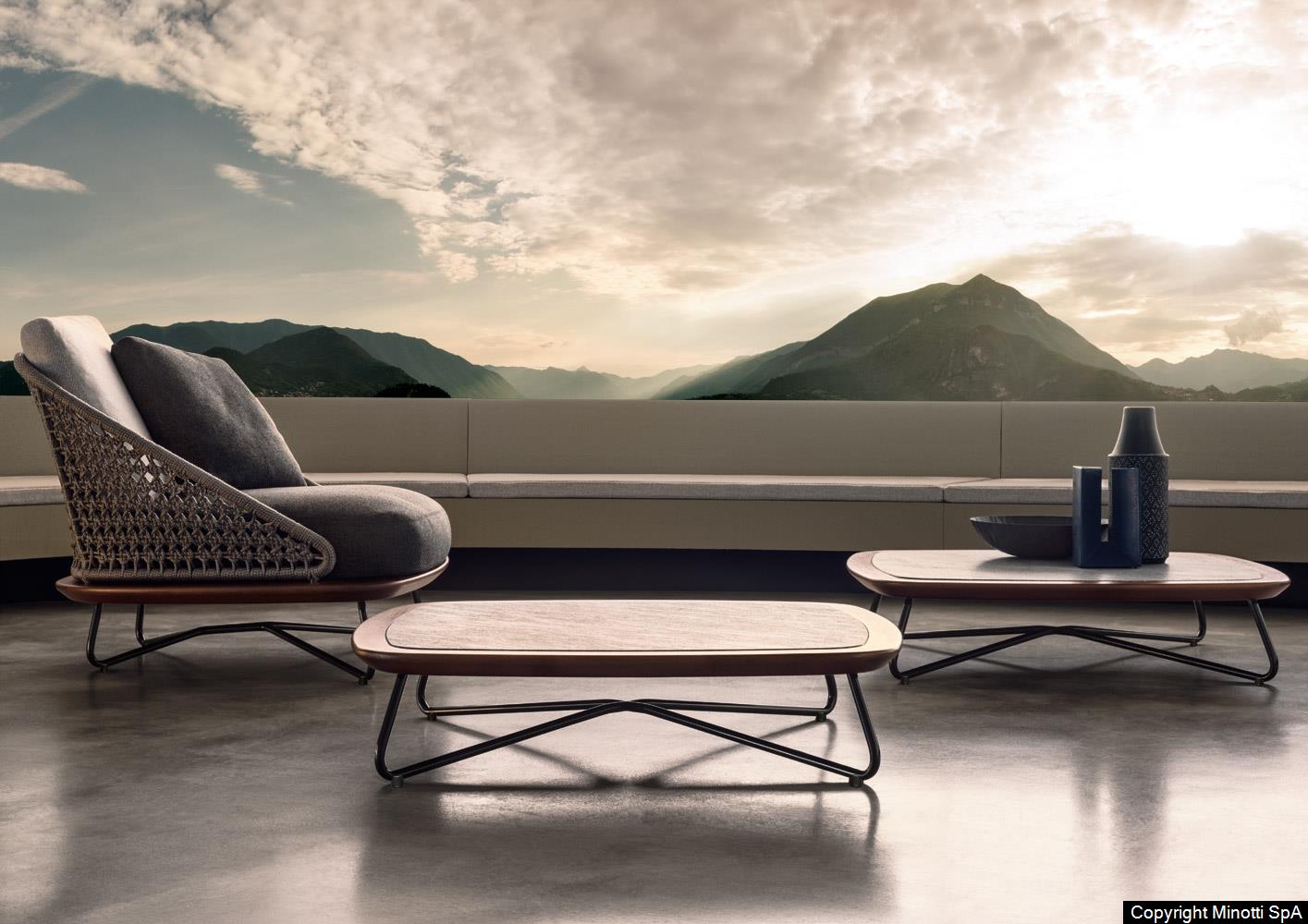 Minotti Rivera Outdoor sofa