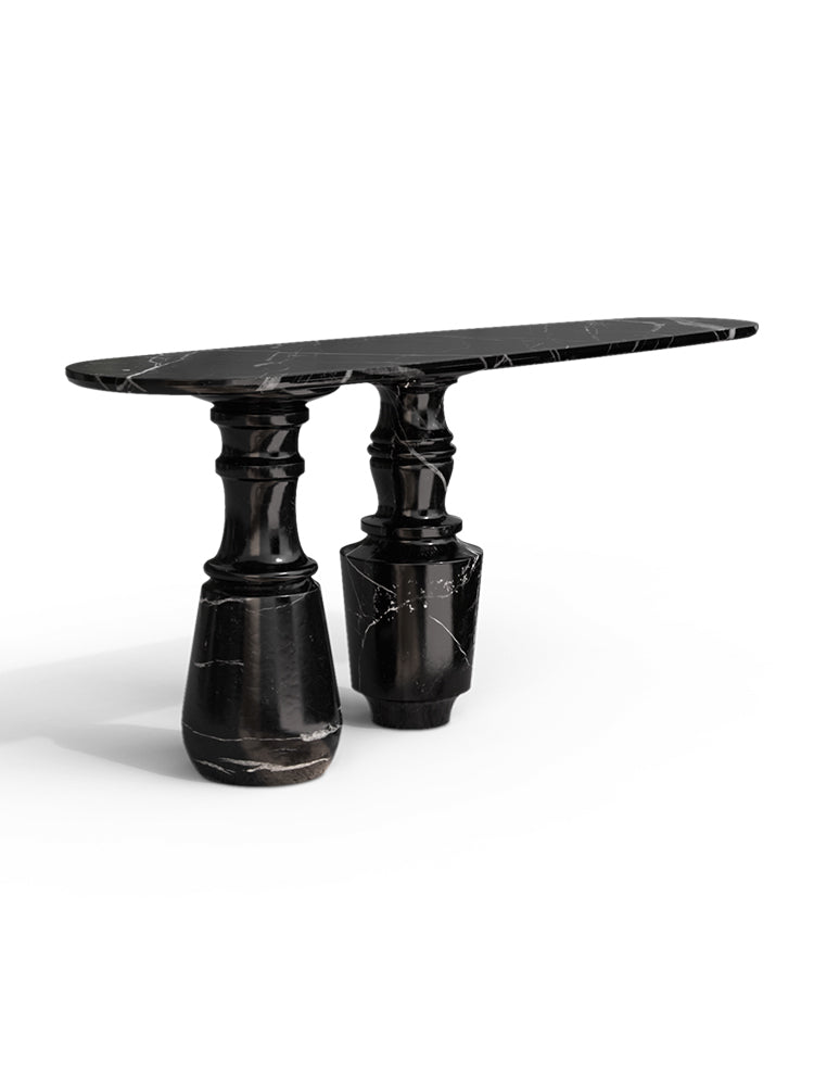 Boca Do Lobo Pietra Nero Marquina Console Table