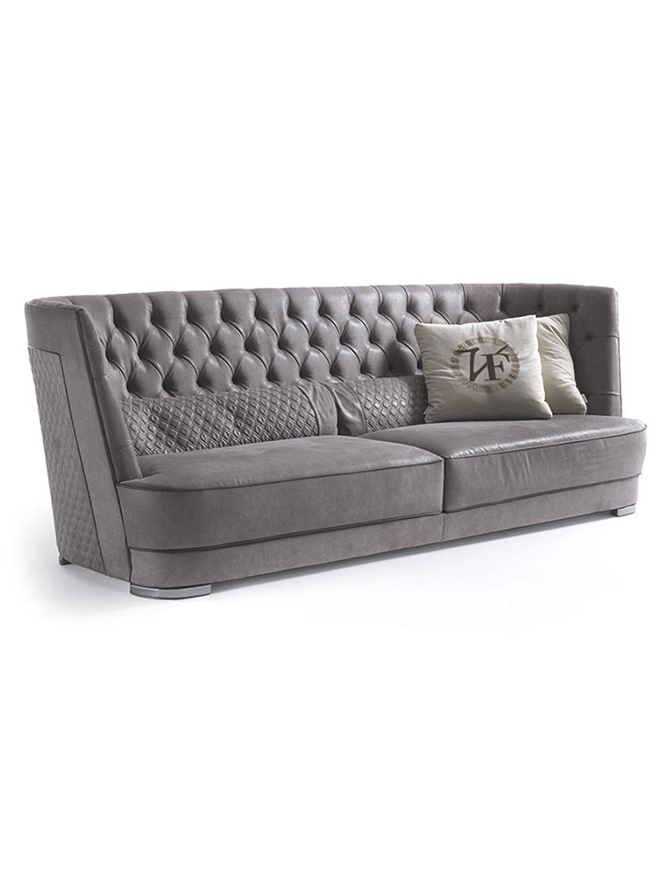Vittoria Frigerio Greppi High Capitonne Sofa