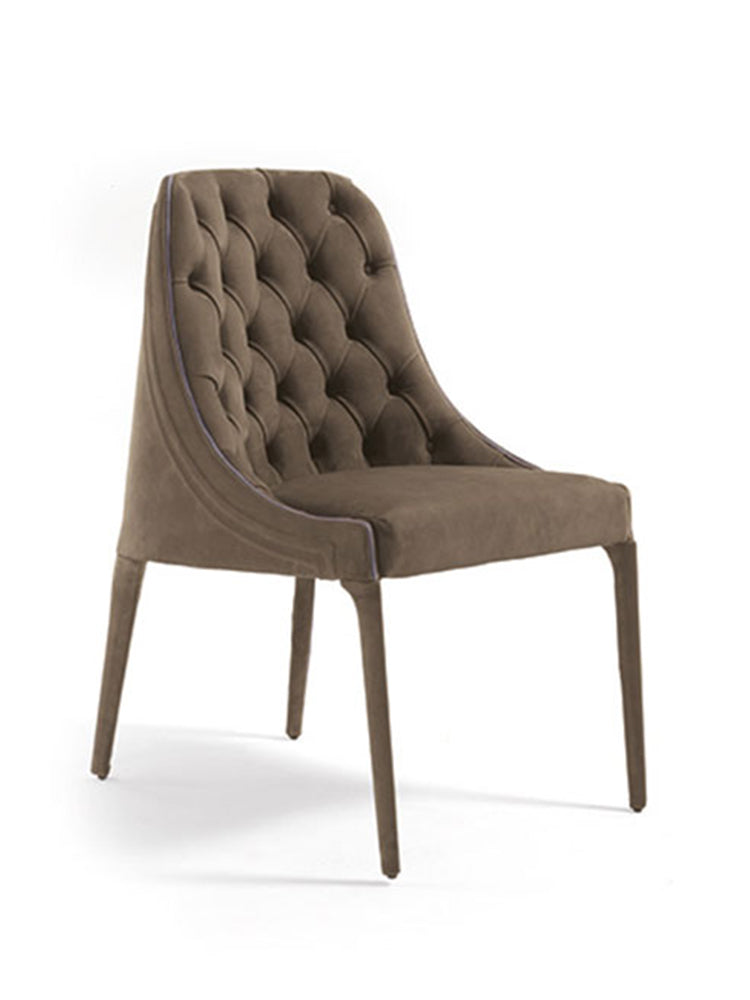 Vittoria Frigerio Poggi Chair High Capitonnè Dinning Chair