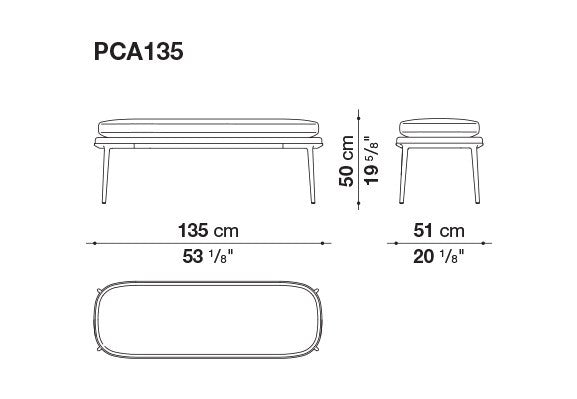 Maxalto Caratos Bench