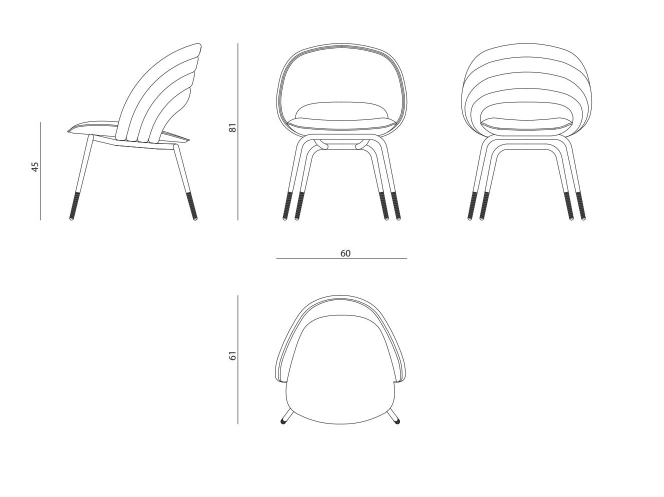 Visionnaire Kylo Dining Chair