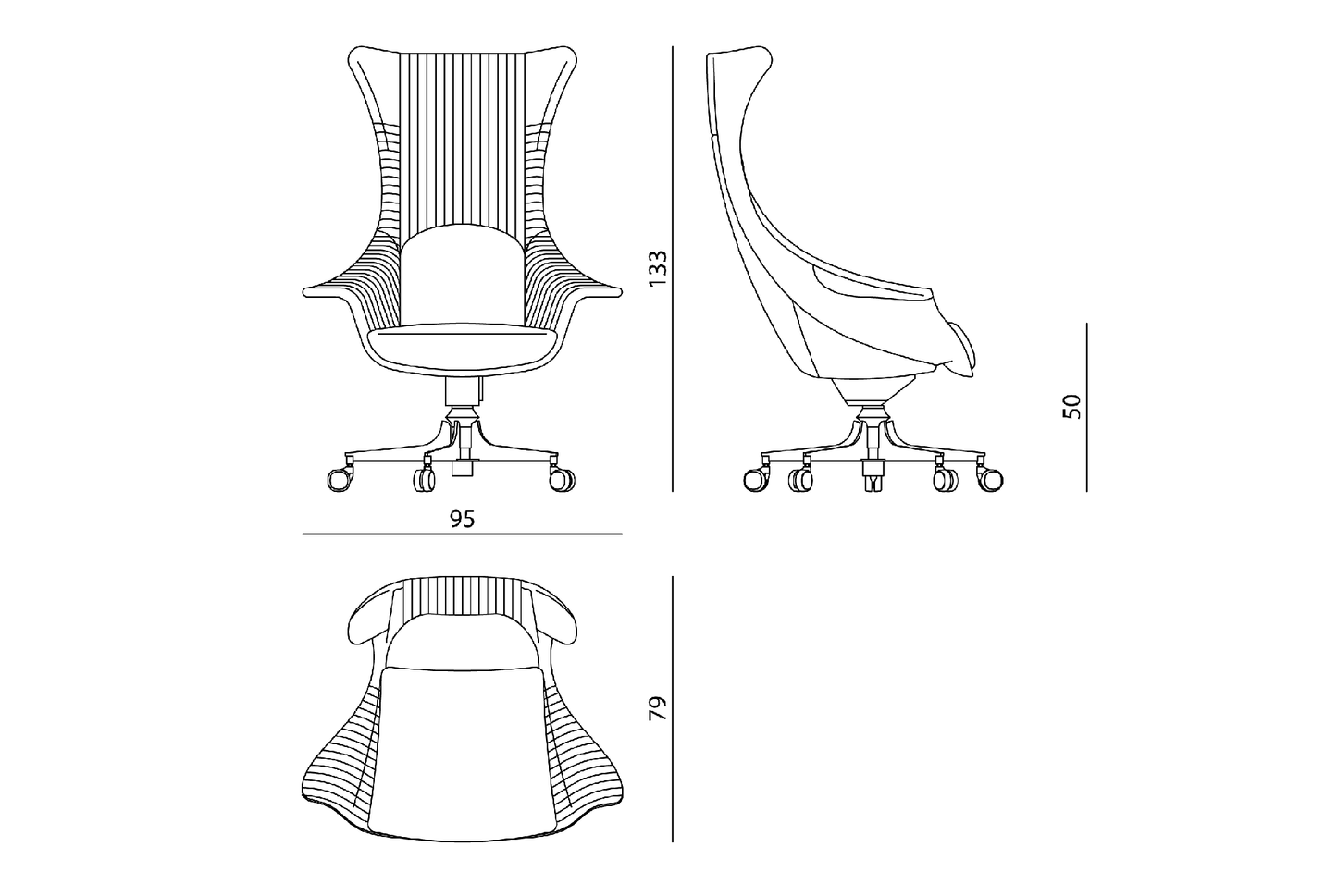 Visionnaire Planet Office Chair