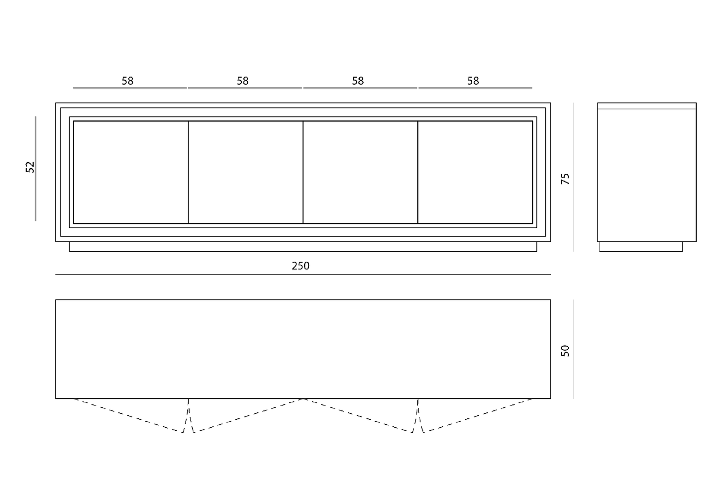 Visionnaire Ruskin Sideboard