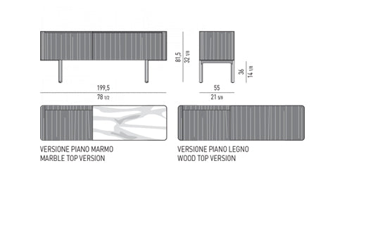 Minotti Lou sideboard