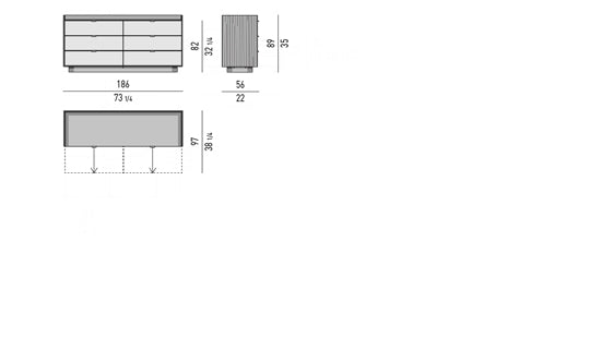 Minotti Darren sideboard