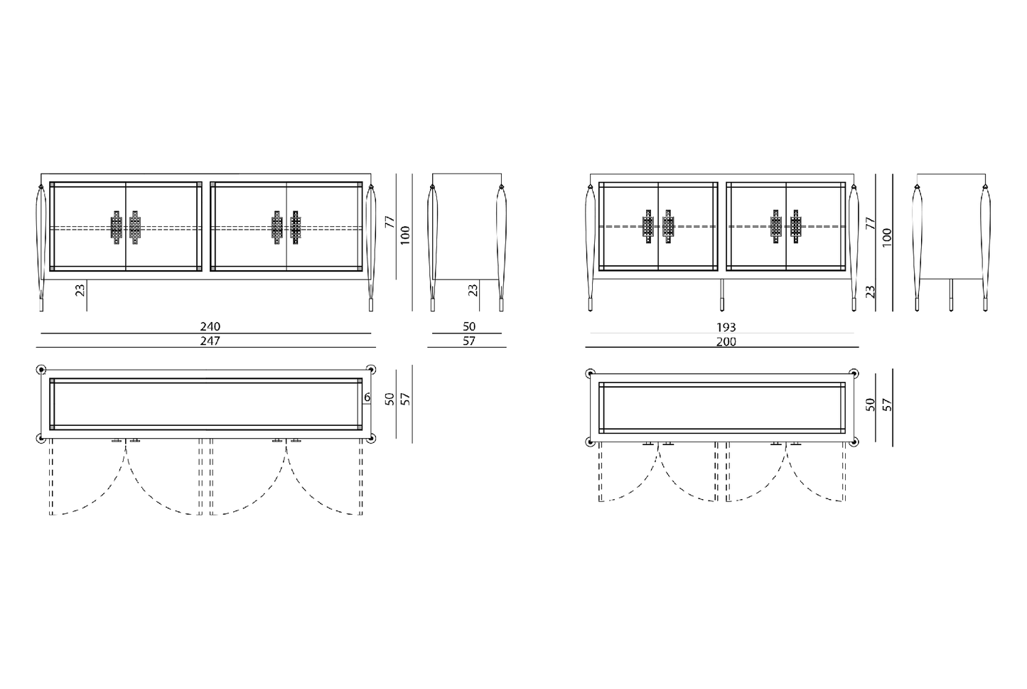 Visionnaire Archinto Sideboard