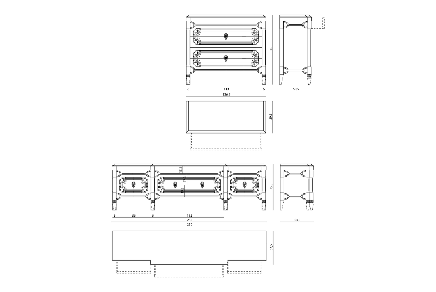 Visionnaire Windsor Sideboard