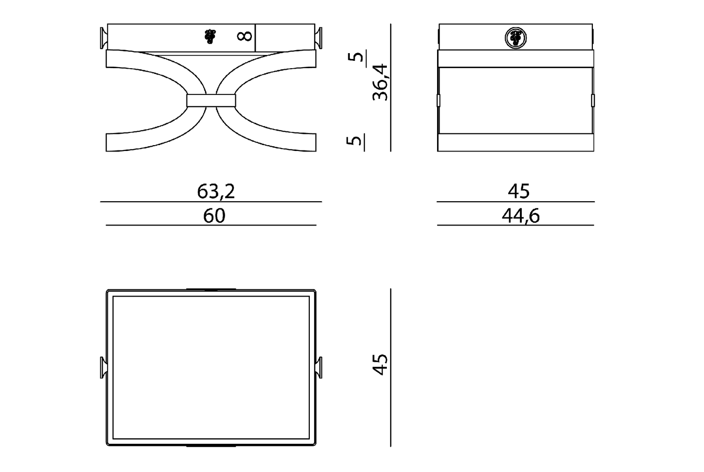 Visionnaire Perkins Coffee Table