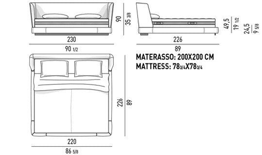 Minotti Reeves Bed