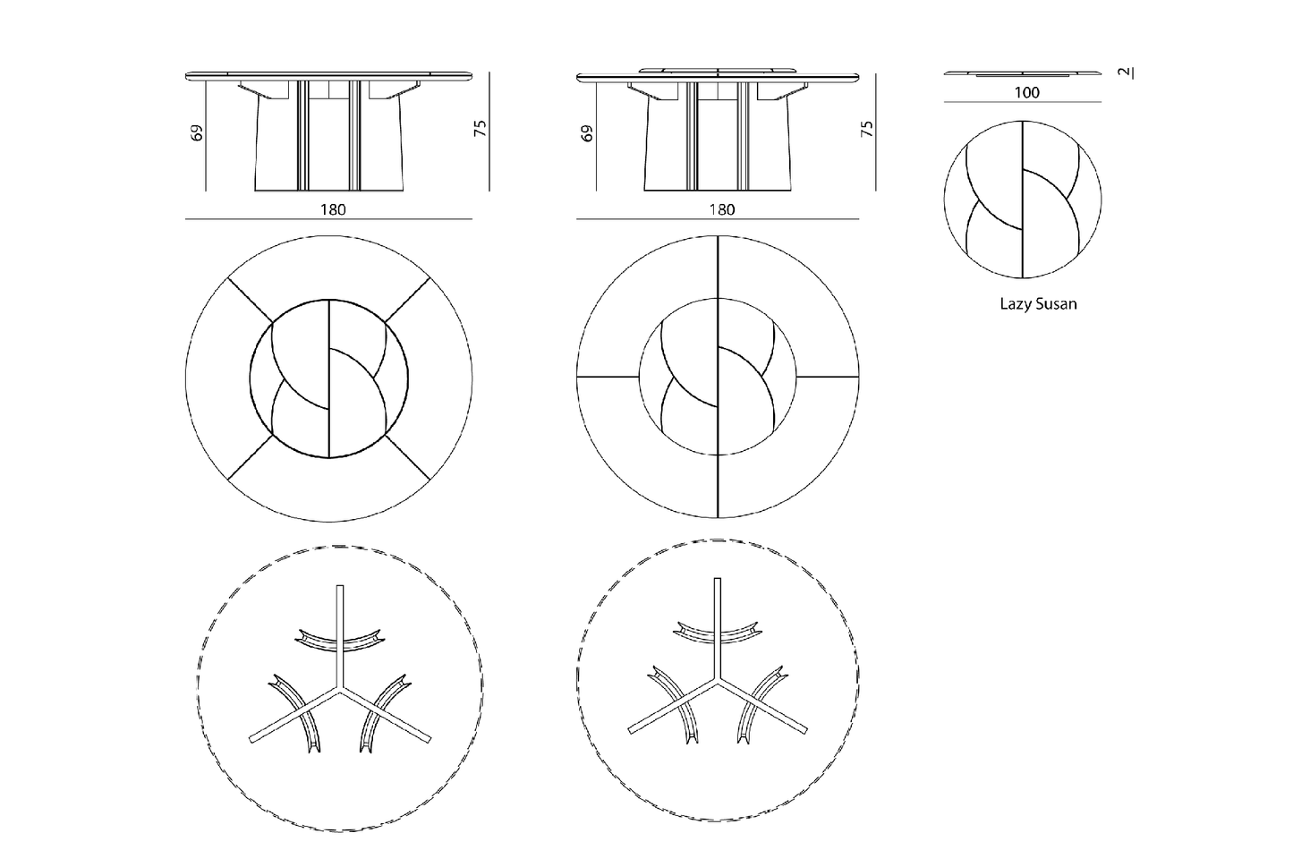 Visionnaire Jason Dinning Table