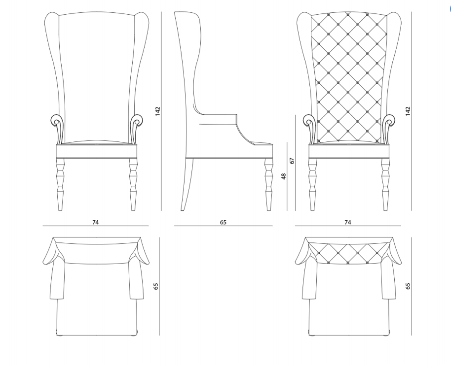 Visionnaire Siegfrid Dining Chair