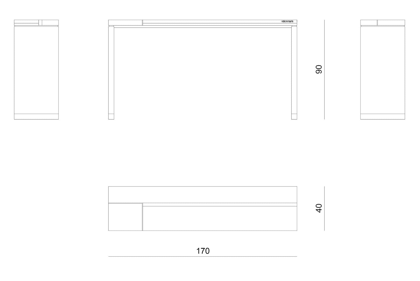 Vissionnaire Barbican Console Table