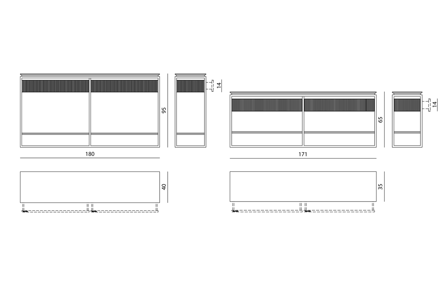 Vissionnaire Banner Console Table
