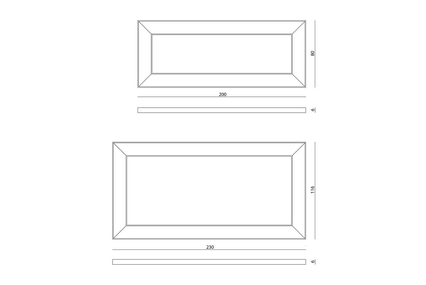 Visionnaire Kudrun Mirror