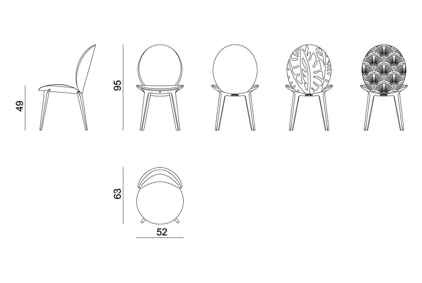 Visionnaire Astrid Dining Chair