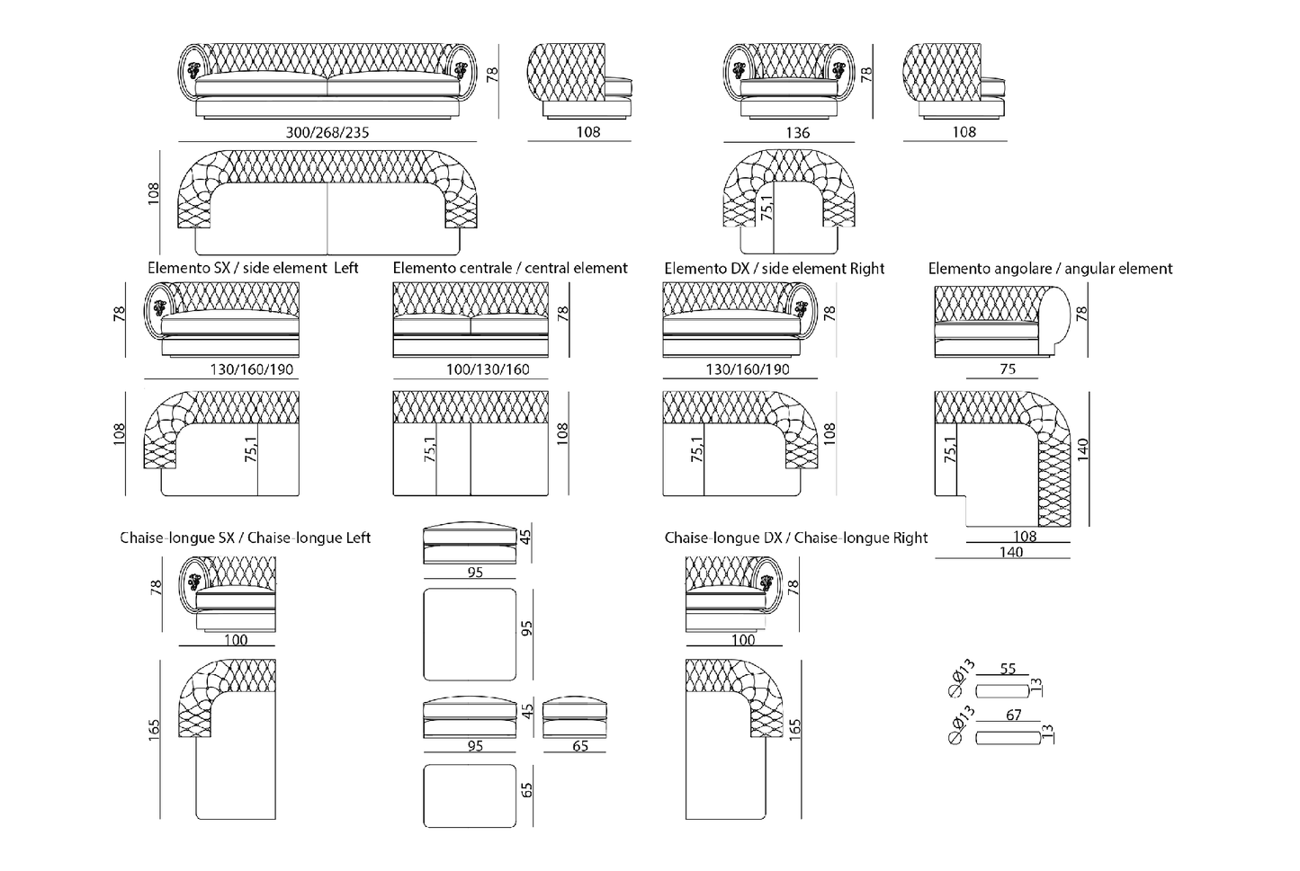 Visionnaire Oberon Sofa