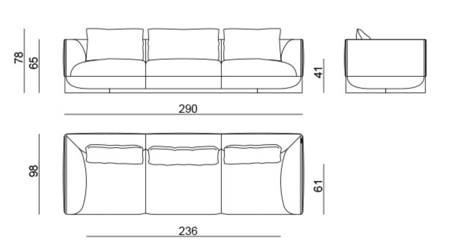 Visionnaire Ca' Foscari Sofa