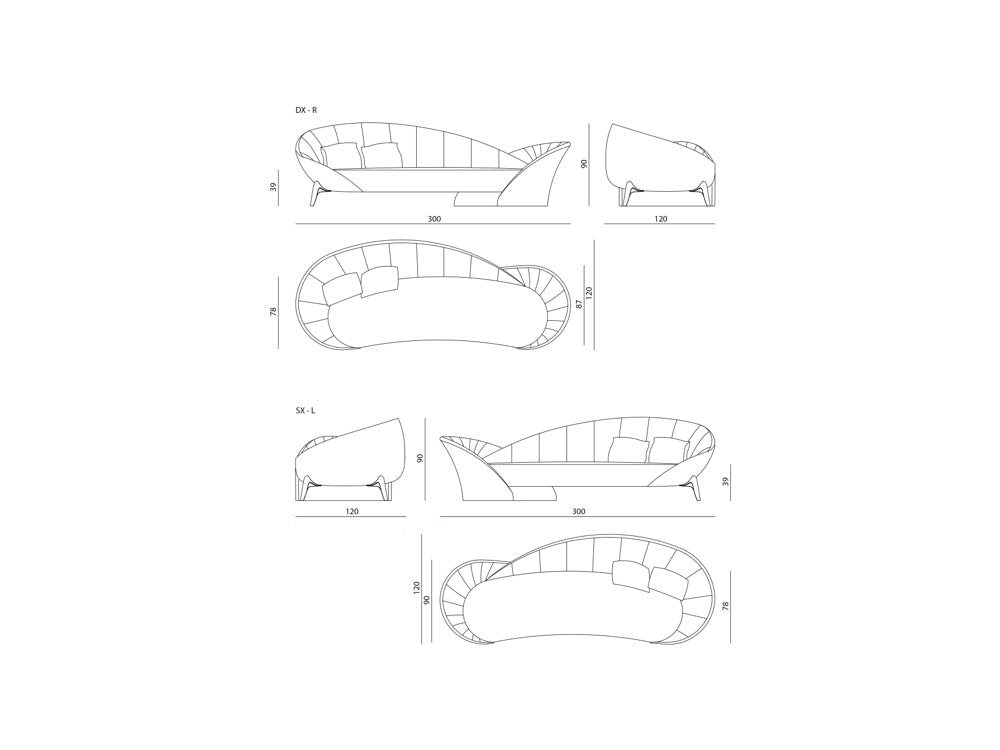 Visionnaire Presence Sofa
