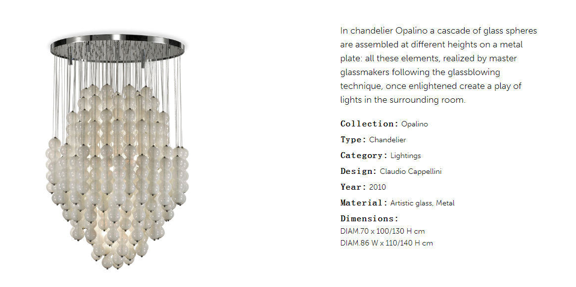 Cornelio Cappellini Opalino Lighting