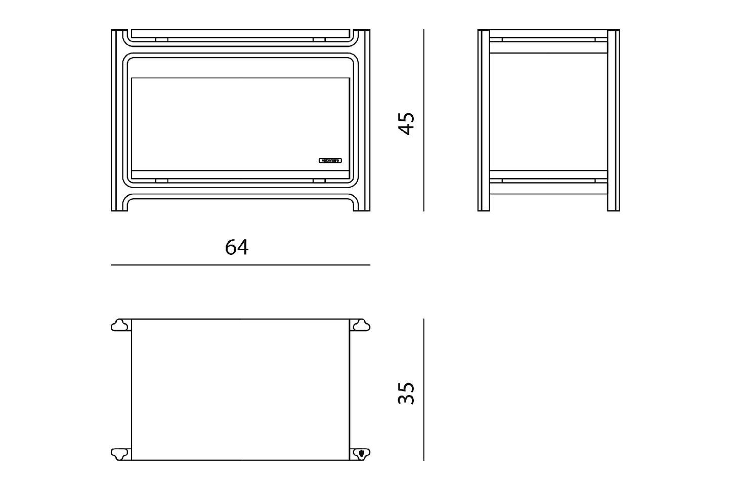 Vissionnaire Kings Cross Side Table