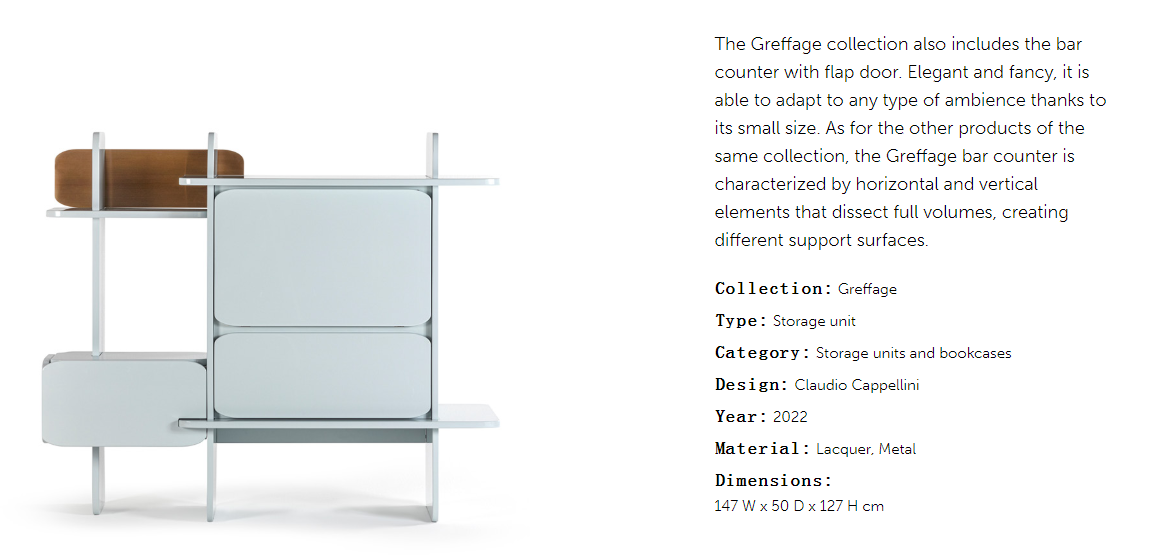 Cornelio Cappellini Greffage Sideboard